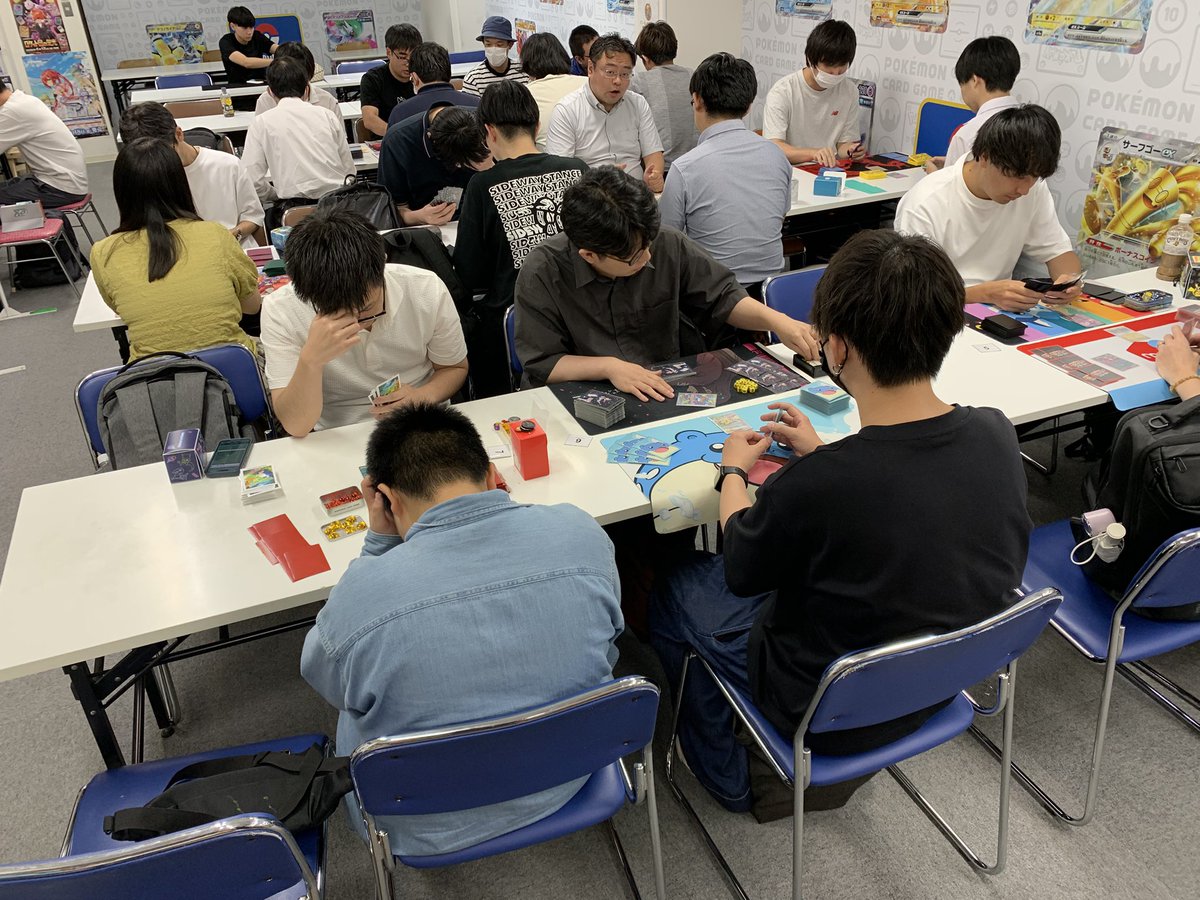 cherumo2010's tweet image. 🌟7/28大会開催情報🌟
#ポケモンカードゲーム
ジムバトル
参加者17名でスタートしました!
※写真掲載許可いただいております。
#秋葉原チェルモ