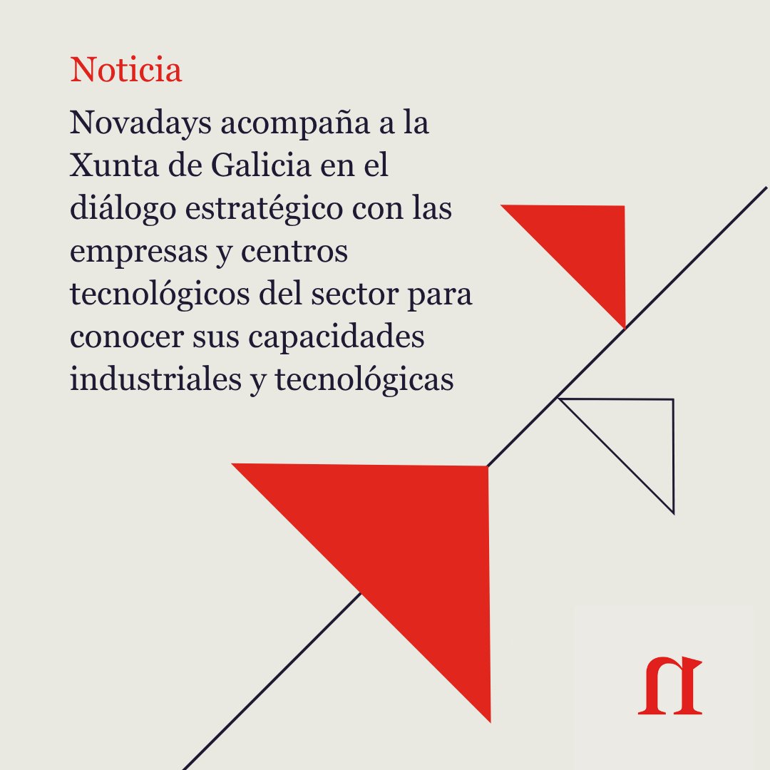Galicia comienza la ejecución de la Iniciativa Estratégica de la Industria de #Aeroespacio, #Seguridad y #Defensa 2025-2030 poniendo en marcha un diálogo estratégico con la #industria, nunca antes realizado en el marco de la #politicaindustrial en España novadays.eu/novadays-acomp…