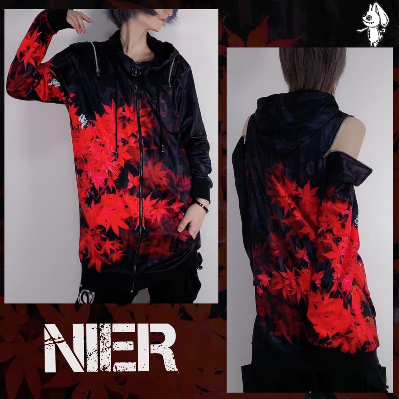 NieR ダッフルニットコート 定価1万円 ダッフルニットコート | NIER CLOTHING