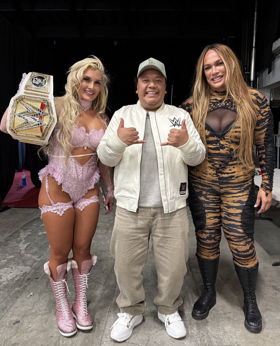 malthechamp's tweet image. Tiffany Stratton and Nia Jax 😍 (saito07 IG)