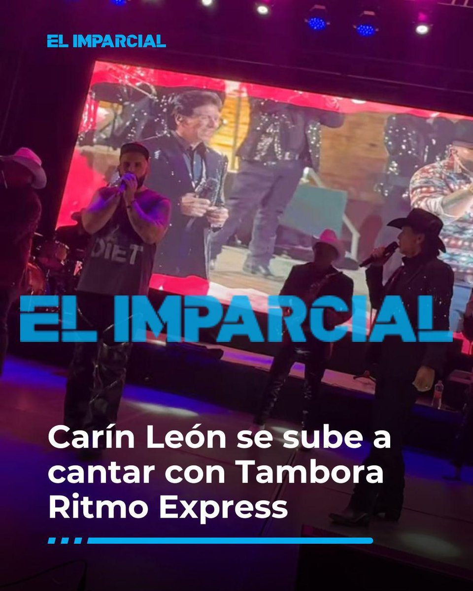 elimparcialcom's tweet image. Carín León se sube a cantar con Tambora Ritmo Express durante segundo día de su fiesta de cumpleaños 36. 🥳

📸: Redes sociales

#CarinLeón #FiestaDeCumpleaños
