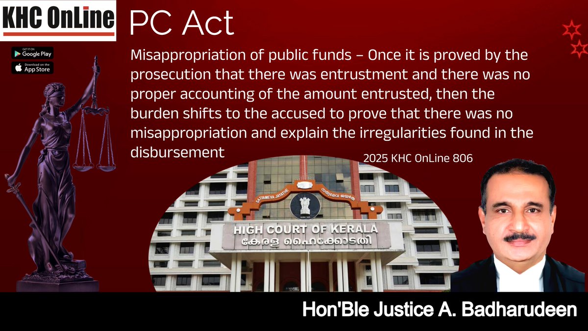 khconline1's tweet image. #PCAct #Misappropriation #PublicFunds #BurdenOfProof #Entrustment #NoAccounting #Prosecution #AccusedLiability #Irregularities #AntiCorruption