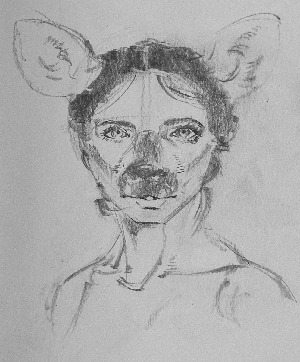 WhoopWh0pl's tweet image. “Hey, are you alright? You look like a deer in headli-“