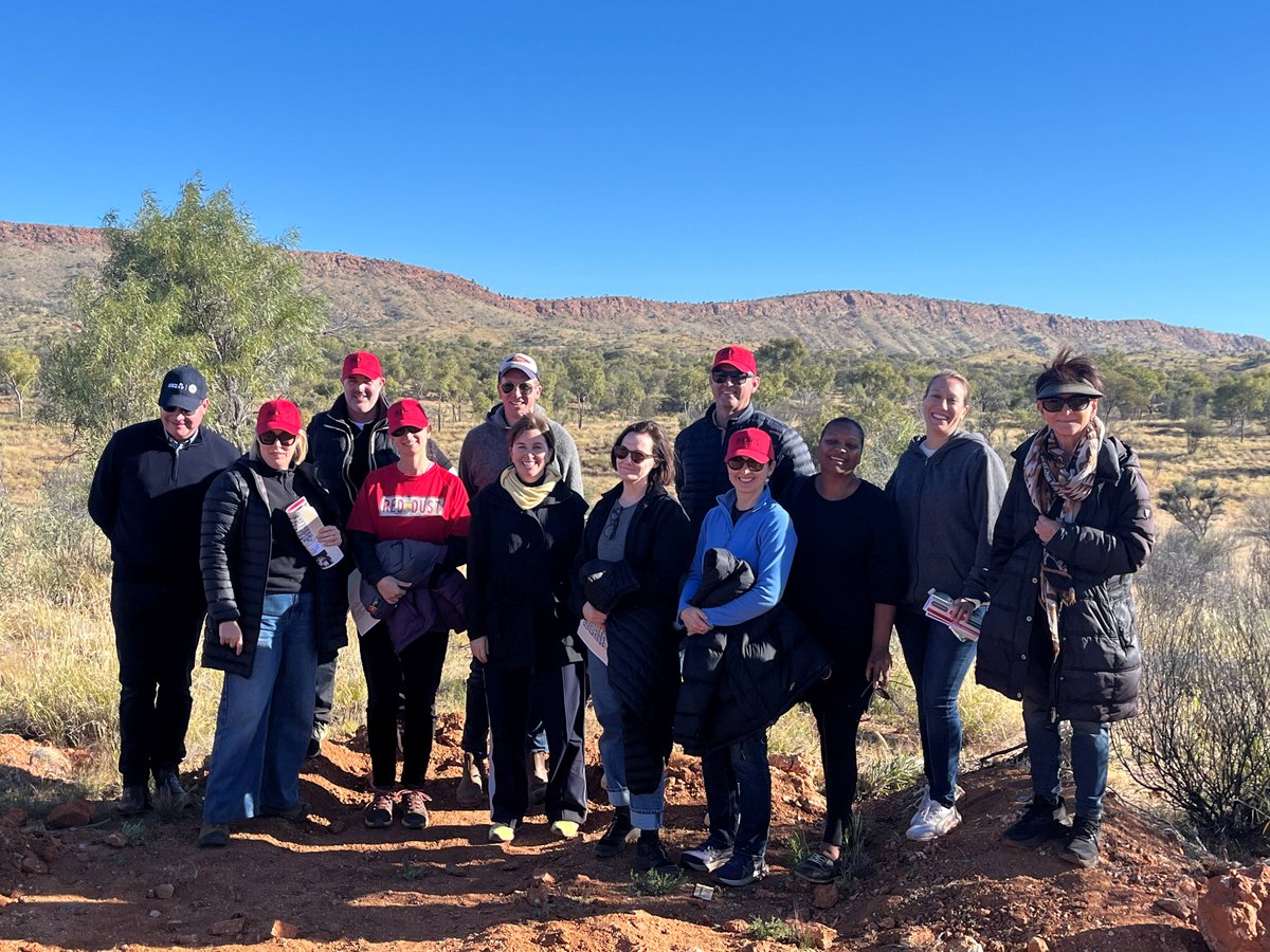 Our On Country Program offers a unique chance to learn more about First Nations Culture in the desert. Thanks to the team from ANZ for joining us and continuing your ongoing support for Red Dust.
