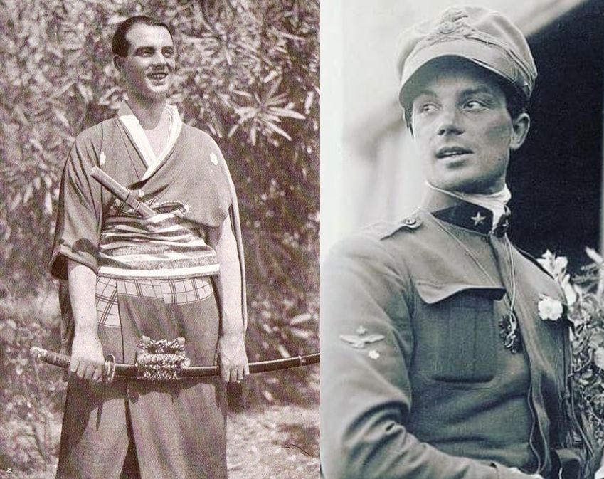 Voici Arturo Ferrarin, pilote italien, photographié à Tokyo en 1920, portant un kimono et un katana offerts en cadeau d’honneur, et décoré par le prince héritier Hirohito.

Pourquoi un tel honneur pour Arturo Ferrarin ? Que s’est-il passé ? Récit de son exploit. 🔽