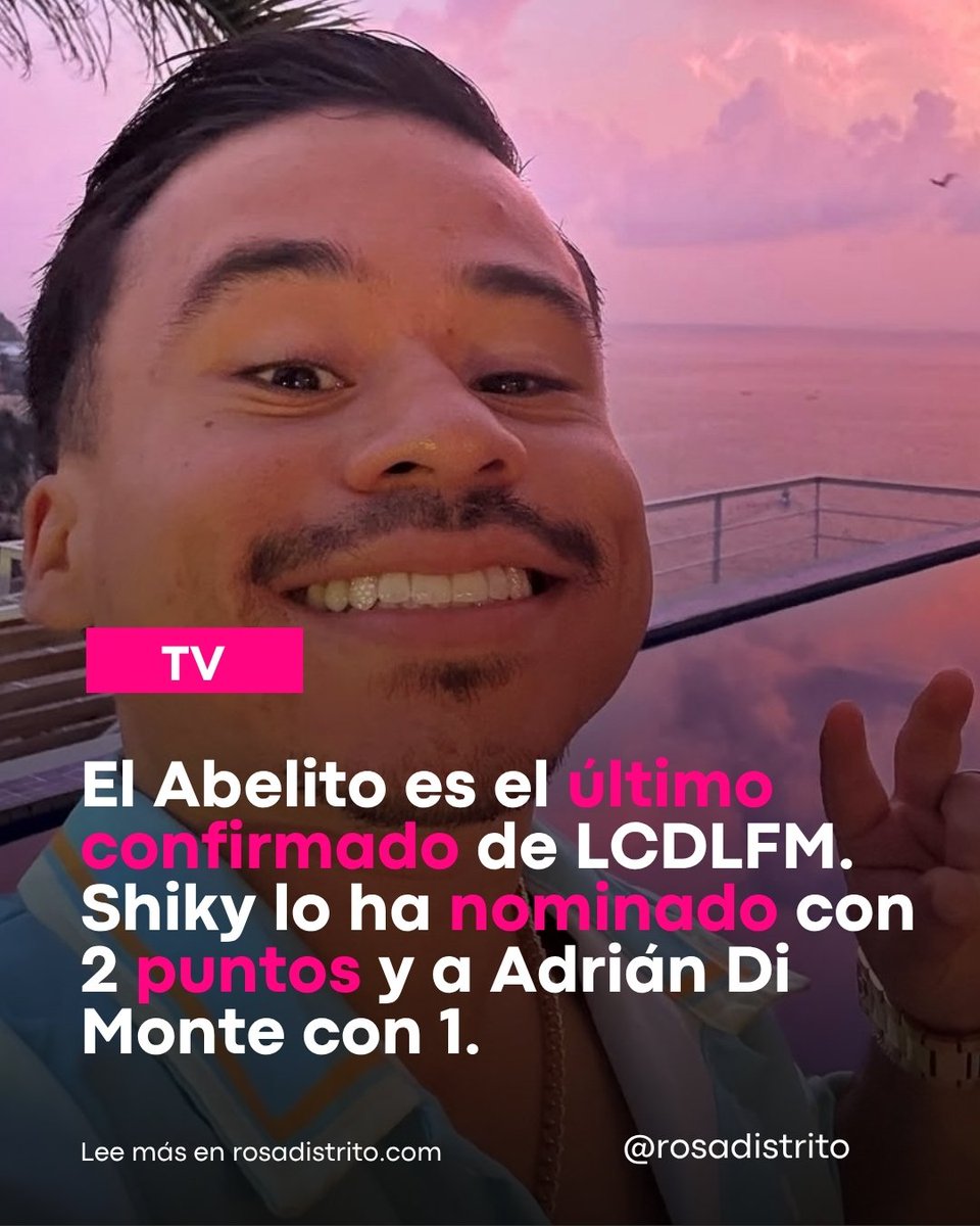 Recién inició la tercera temporada de #LCDLFM y ya hay sorpresas y controversias.

#ElAbelito se convirtió en el habitante número 15 de esta temporada.

#Shiky lo ha nominado con 2 puntos y a #AdrianDiMonte con uno.