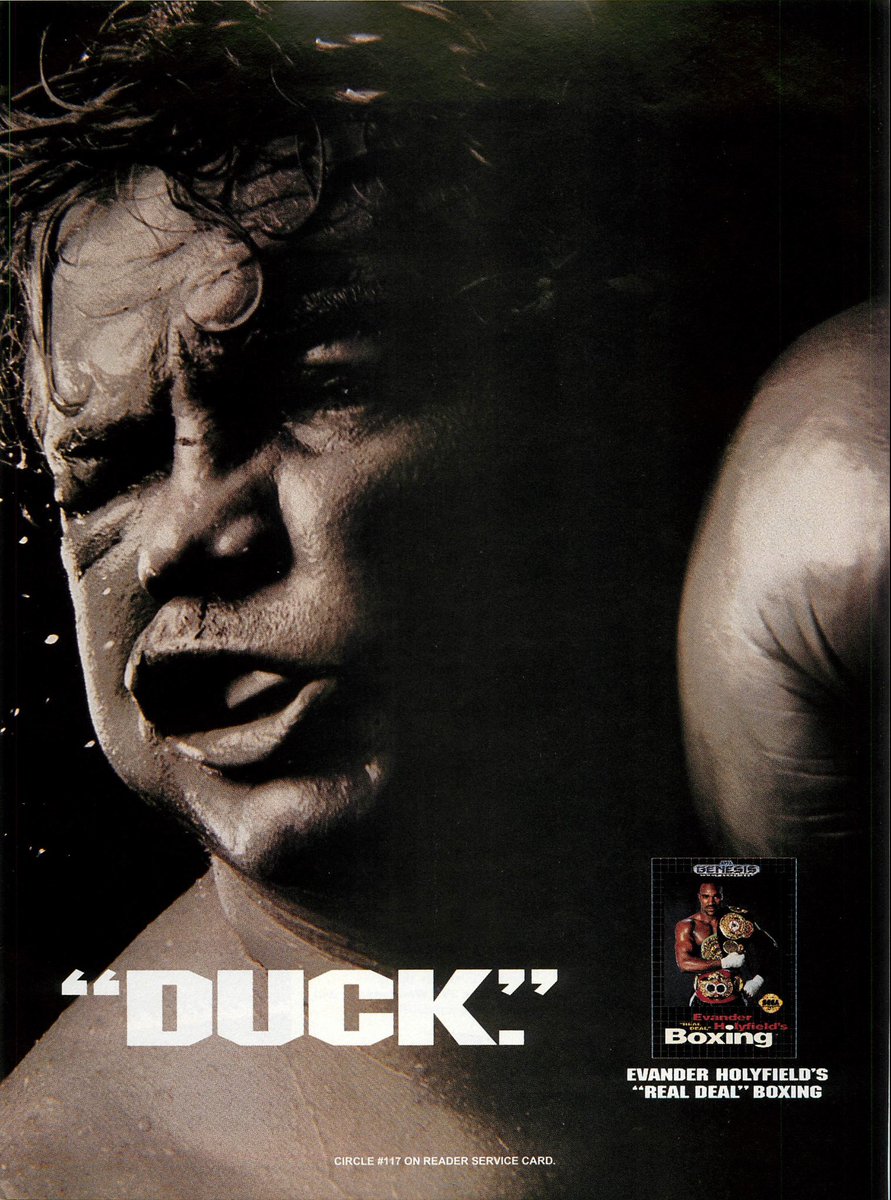 shinobi_sf's tweet image. Evander Holyfield's "Real Deal" Boxing
Known as Evander Holyfield Boxing (ホリフィールドボクシング) in Japan, this is a 1992 boxing game by Sega and Acme Interactive, and endorsed by professional boxer Evander Holyfield.
#Sega #MegaDrive #SegaGenesis #EvanderHolyfieldBoxing