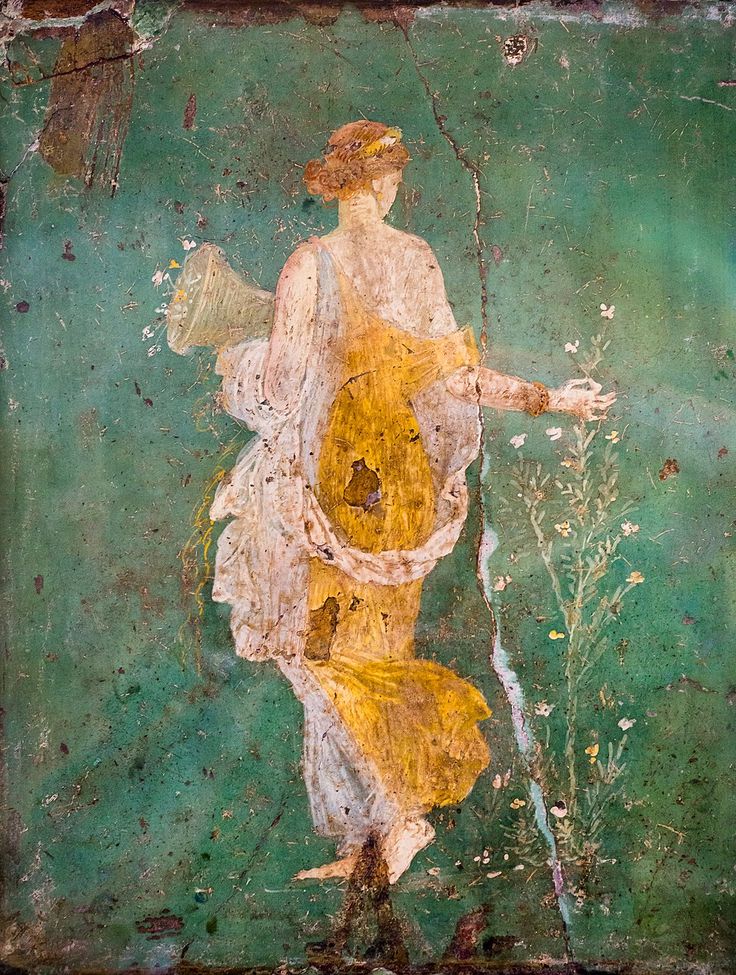 Ancient Roman fresco, 1st century AD
