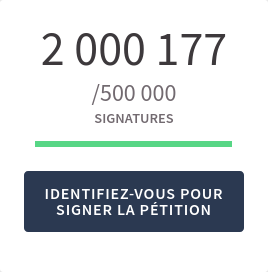 En route vers les 2,5 Millions

#LoiDuplomb #petitionloiduplomb