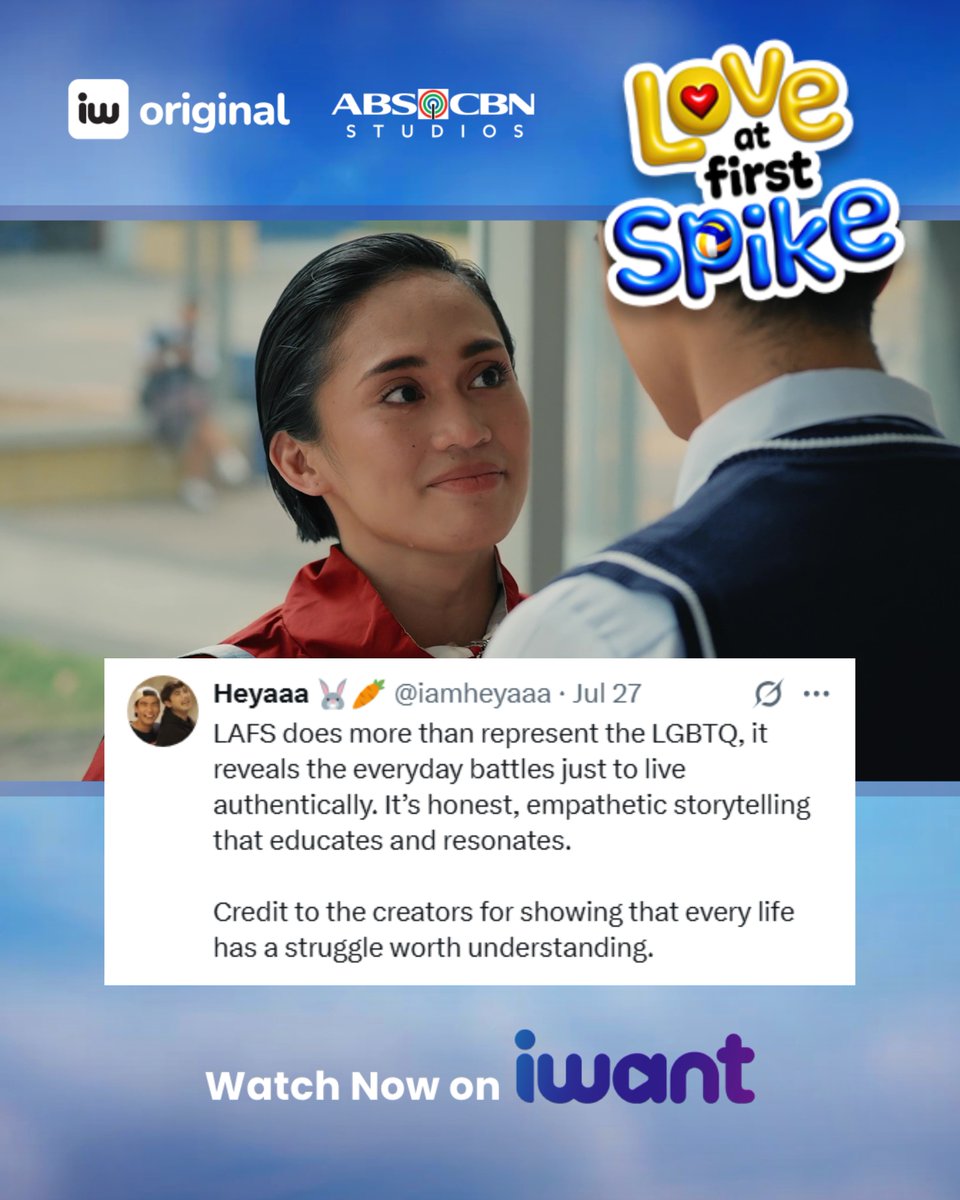 ofc_iwant's tweet photo. Sana...nayakap kayo ng episode na 'to. 🫂🥹

Watch #LoveAtFirstSpike on iWant! https://t.co/ff2oQcMdnD https://t.co/qEVrpqftYj
