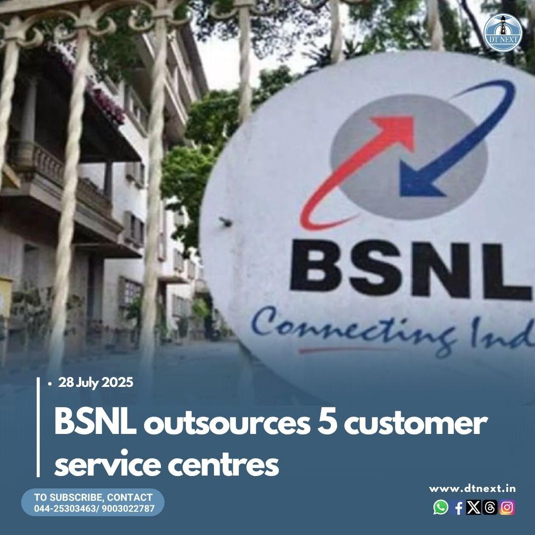 dt_next's tweet image. #BSNL has outsourced 5 more #Chennai customer service centres and renewed 13 contracts for 3 years, despite union concerns. Key centres like Anna Salai are now privately managed, raising questions on service quality &amp;amp; control.

🖊 @TinishaRachel

dtnext.in/news/tamilnadu…

#DTNext