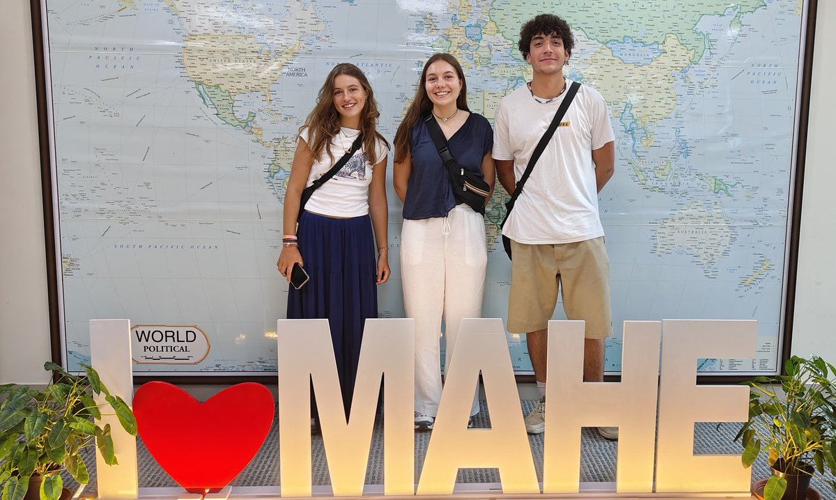 Students from IHECS, Belgium have arrived at MAHE Manipal for a semester exchange at the Manipal Institute of Communication. #InternationalEducation #MAHEManipal #MIC