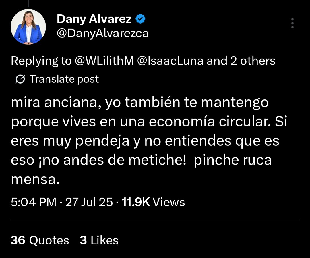 Batt1eborn's tweet image. A ver

Pregunta seria

Este es el @AccionNacional que nos va a pedir el voto?

Que pasó con eso de la civilidad y la piel gruesa?

A poco condonan esto?

@JTrianaT 
@JorgeRoHe 
@RicardoAnayaC 
@LillyTellez 

Se los dejo, a ver que hacen con esto