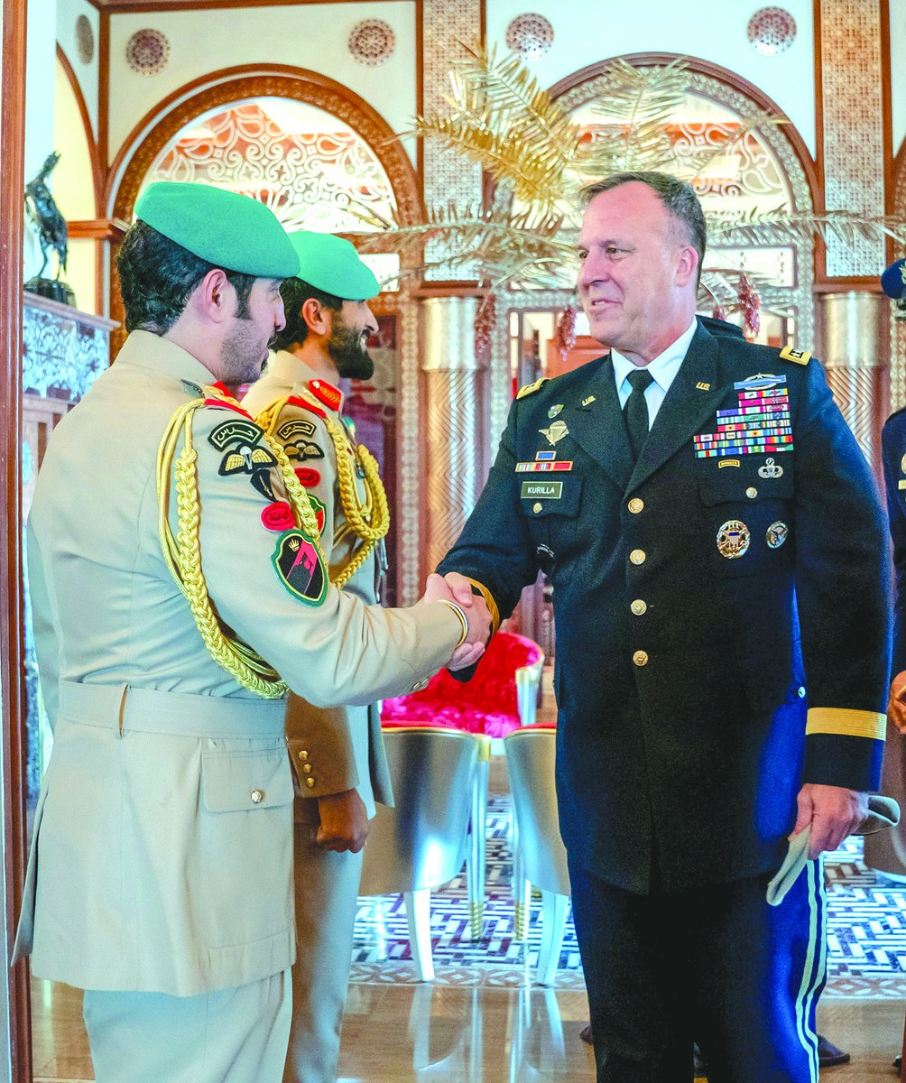 GDNonline's tweet image. His Majesty King Hamad, the Supreme Commander of the Armed Forces, yesterday received Commander of the United States Central Command General Michael Kurilla at Safriya Palace, accompanied by his delegation, who is on a visit to the kingdom.

His Royal Highness Prince Salman bin…