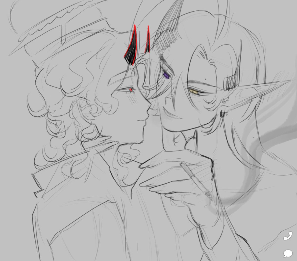 Yukkaiu's tweet image. 007 and… my oc .. 🤤