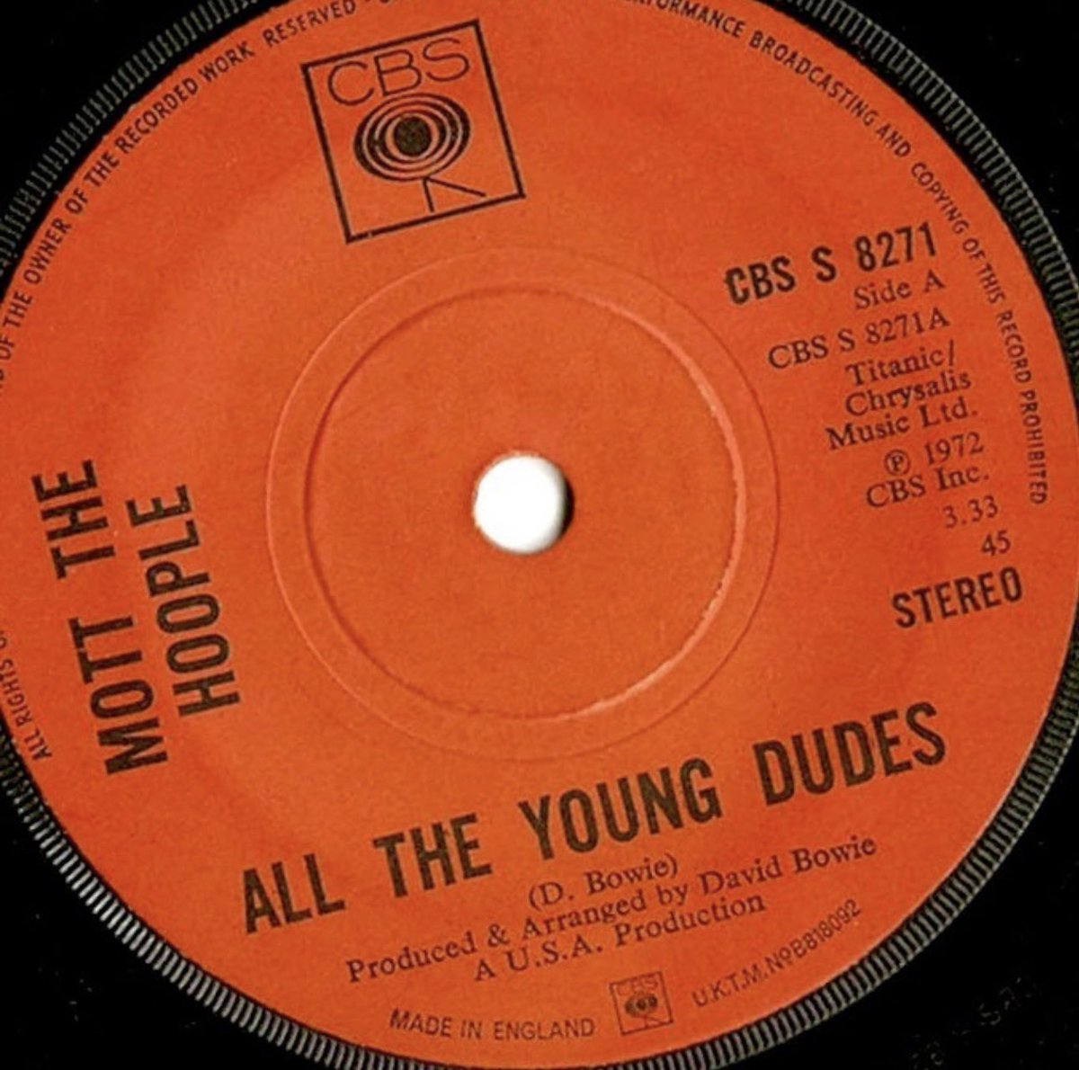 Ade Belcher (@adeyb67) on Twitter photo Mott The Hoople released their new single on 28 July 1972 written and produced by David Bowie
Mott The Hoople
All The Young Dudes
<a href="/NewWaveAndPunk/">PunkAndNewWave</a> #mottthehoople #DavidBowie #vinylrecords #music #70s #vinyl #records Mott The Hoople released their new single on 28 July 1972 written and produced by David Bowie
Mott The Hoople
All The Young Dudes
<a href="/NewWaveAndPunk/">PunkAndNewWave</a> #mottthehoople #DavidBowie #vinylrecords #music #70s #vinyl #records