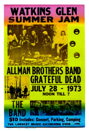 dvesean's tweet image. July 28 1973
I was 17.

The Summer Jam at Watkins Glen NY!
600K showed up!

In order of appearance:
The Grateful Dead, the Band &amp;amp;
The Allman Bros.

Butch Trucks, ABB drummer to me on DVE:
&quot;The Band were all drunk, The Dead were all tripping &amp;amp; we were all coked out of our minds!&quot;