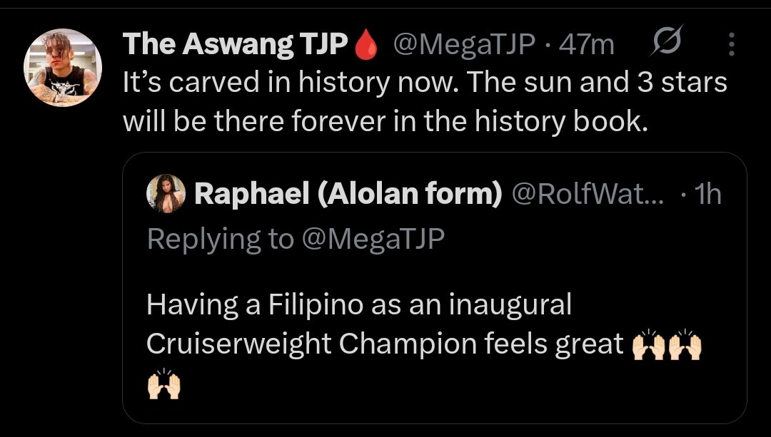 RolfWatterson's tweet image. I just got quote tweeted by the GOAT 😮‍💨