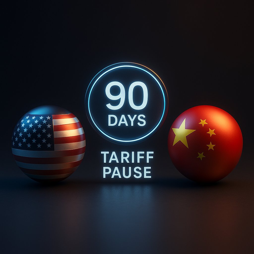 USA &amp; China verlängern ihre Zollpause um 90 Tage

🔄 Handelsgespräche in Stockholm zeigen Wirkung: keine neuen Zölle bis Mitte November.
🔍 Fokus: Tech-Exportkontrollen, Lieferkettenstabilität, Seltene Erden.

#China #USA #Tariffs #Geopolitics #Markets