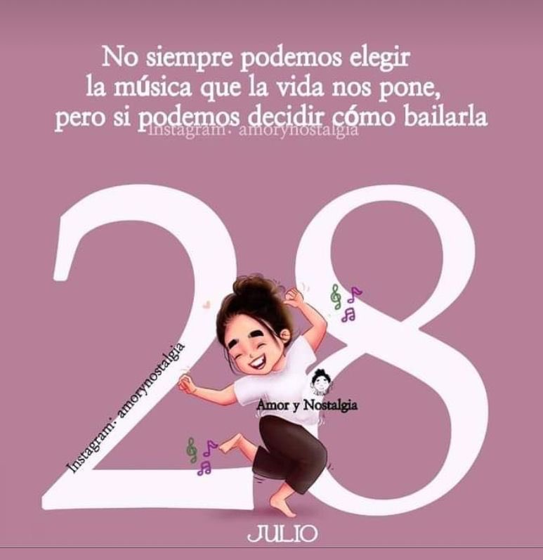 CidEloisa's tweet image. 28 de Julio