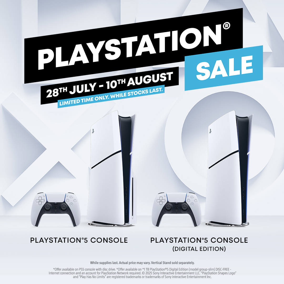 PS5 is on sale now until 10th August. Check your local retailer for info.