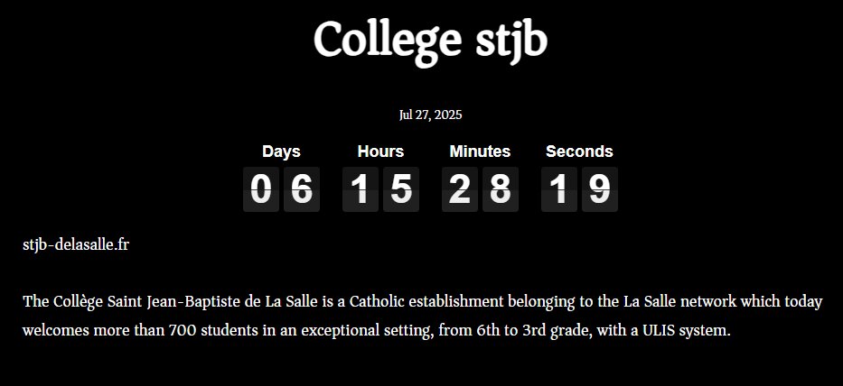 H4ckmanac's tweet image. 🚨Cyber Attack Alert ‼️
🇫🇷 France - Collège Saint Jean-Baptiste de La Salle
The hacking group Arcus Media claims to have breached Collège Saint Jean-Baptiste de La Salle.
Ransom deadline: 04th August 2025
Discover more at hackrisk.io
