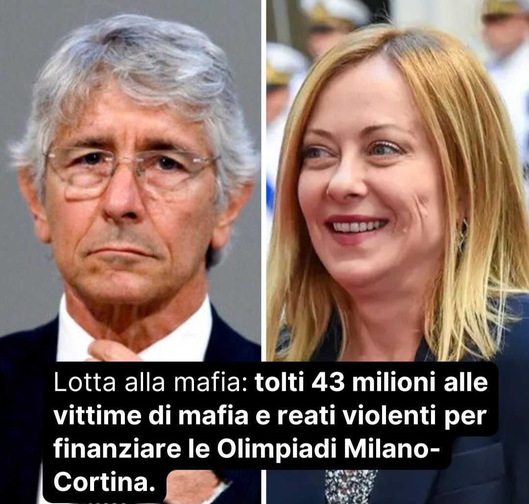 Flexgrimmy_'s tweet image. Il governo italiano ha approvato un decreto legge, promosso dal ministro per lo Sport Andrea Abodi, che destina circa 43 milioni di euro, originariamente destinati al Fondo di solidarietร per le vittime di mafia, usura, estorsione e reati violenti, ai servizi di ordine pubblicoโฆ