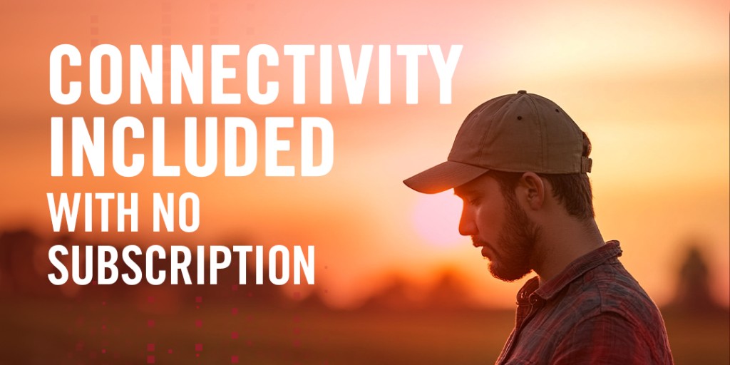 Take control of your farm with Connectivity Included: extend your machine's connectivity, gain valuable insights, and streamline your operations—all without subscription costs. Contact your dealer to know qualifying machines.