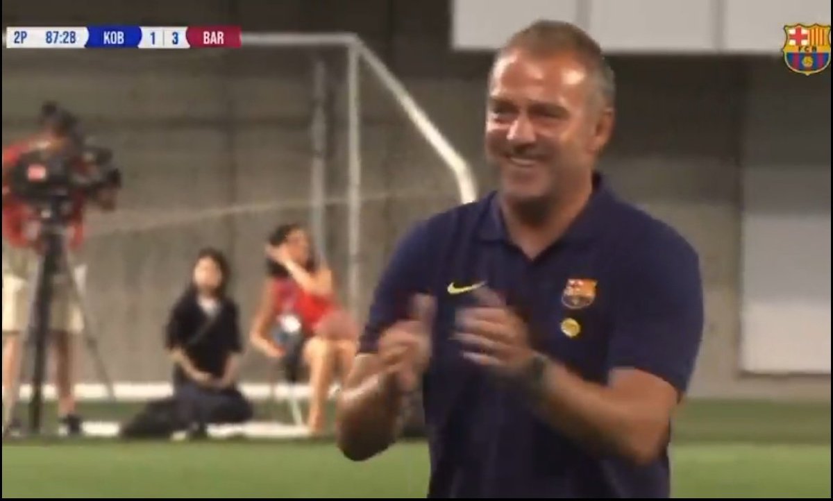 BlxckNews's tweet image. Hansi Flick en el 2-8 /// Hansi Flick cuando marca su primer gol un chico de La Masía