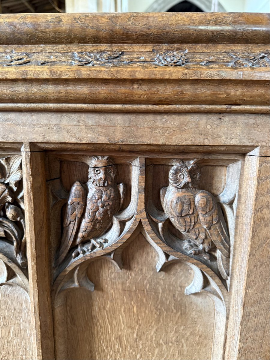 #OwlishMonday 
St Mary’s, Hitchin, Herts