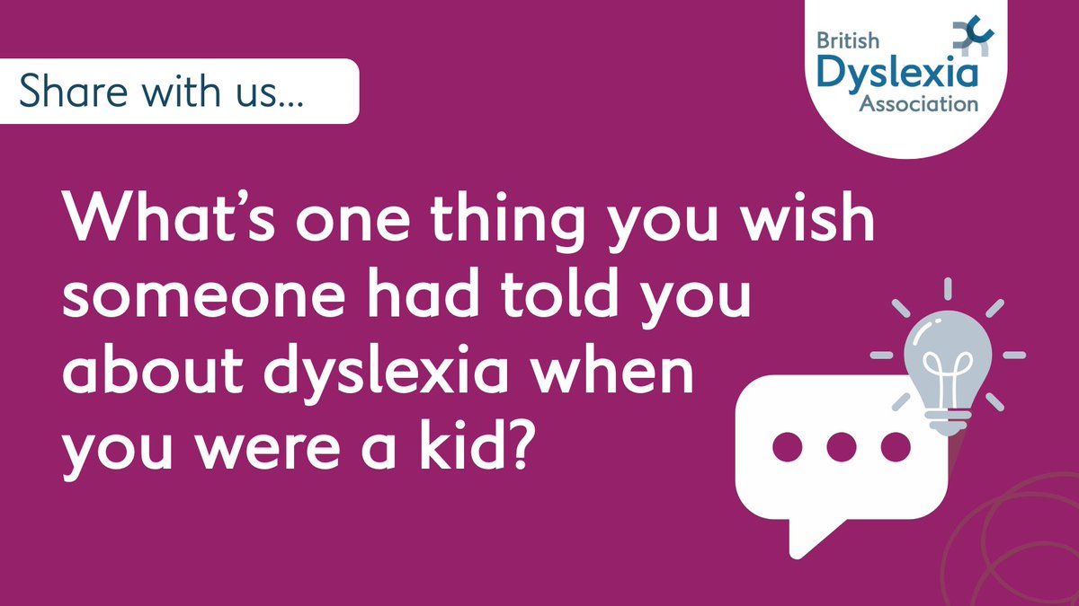 BDAdyslexia's tweet image. Drop your thoughts in the comments ⬇ Your insight could really help someone else on their journey.

#DyslexiaAdvice #DyslexiaSupport #DyslexiaCommunity
