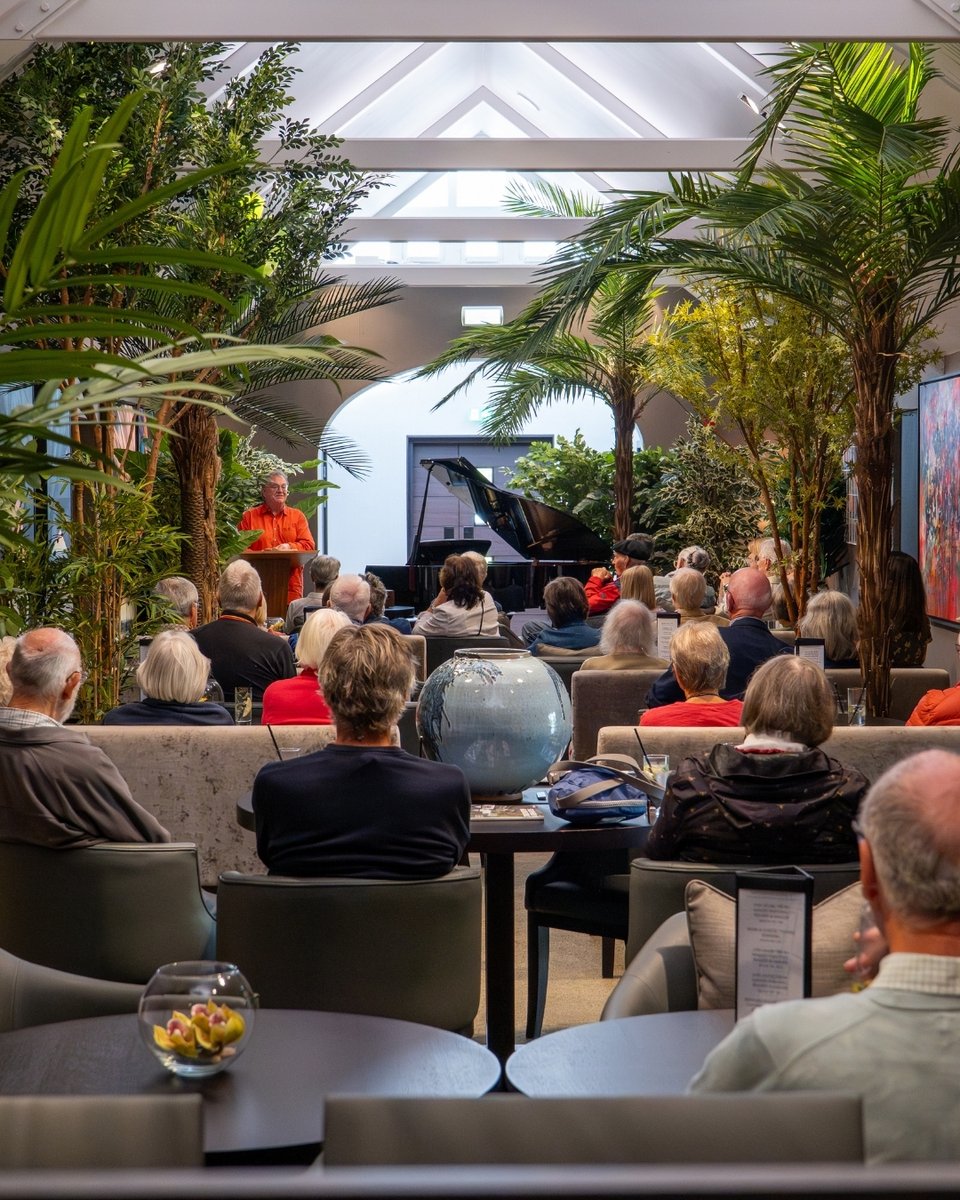 TwrYFelin's tweet photo. Yesterday we had the pleasure of welcoming Geraint Lewis for a fascinating talk on Edward Elgar’s Welsh Connections, as part of the Fishguard Festival of Music.

#twryfelinhotel #celticcollection #stdavids #pembrokeshire #fishguardfestivalofmusic #edwardelgar https://t.co/P1LgcoTYit