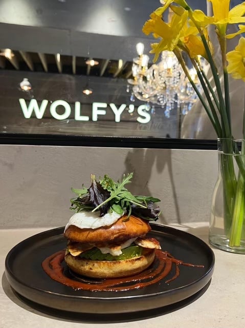 Start your day right with our Halloumi Bagel golden, cheesy, and packed with flavour! Perfect for a morning bite that keeps you and everyone smiling. 🥯🧀 wolfysbar.com/menu