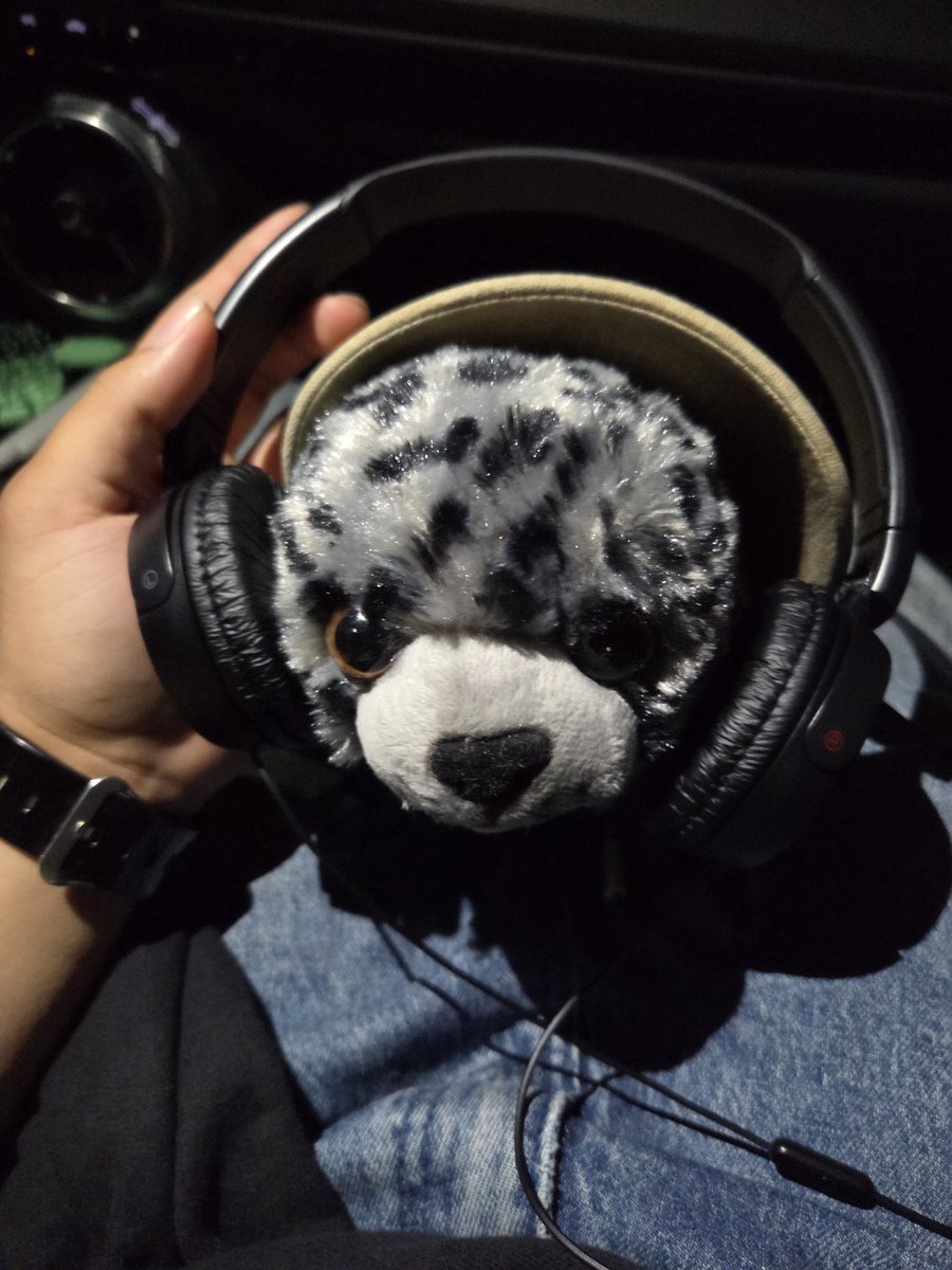 RamenLee3's tweet image. Headphones on, he IS listening to shit 🎶