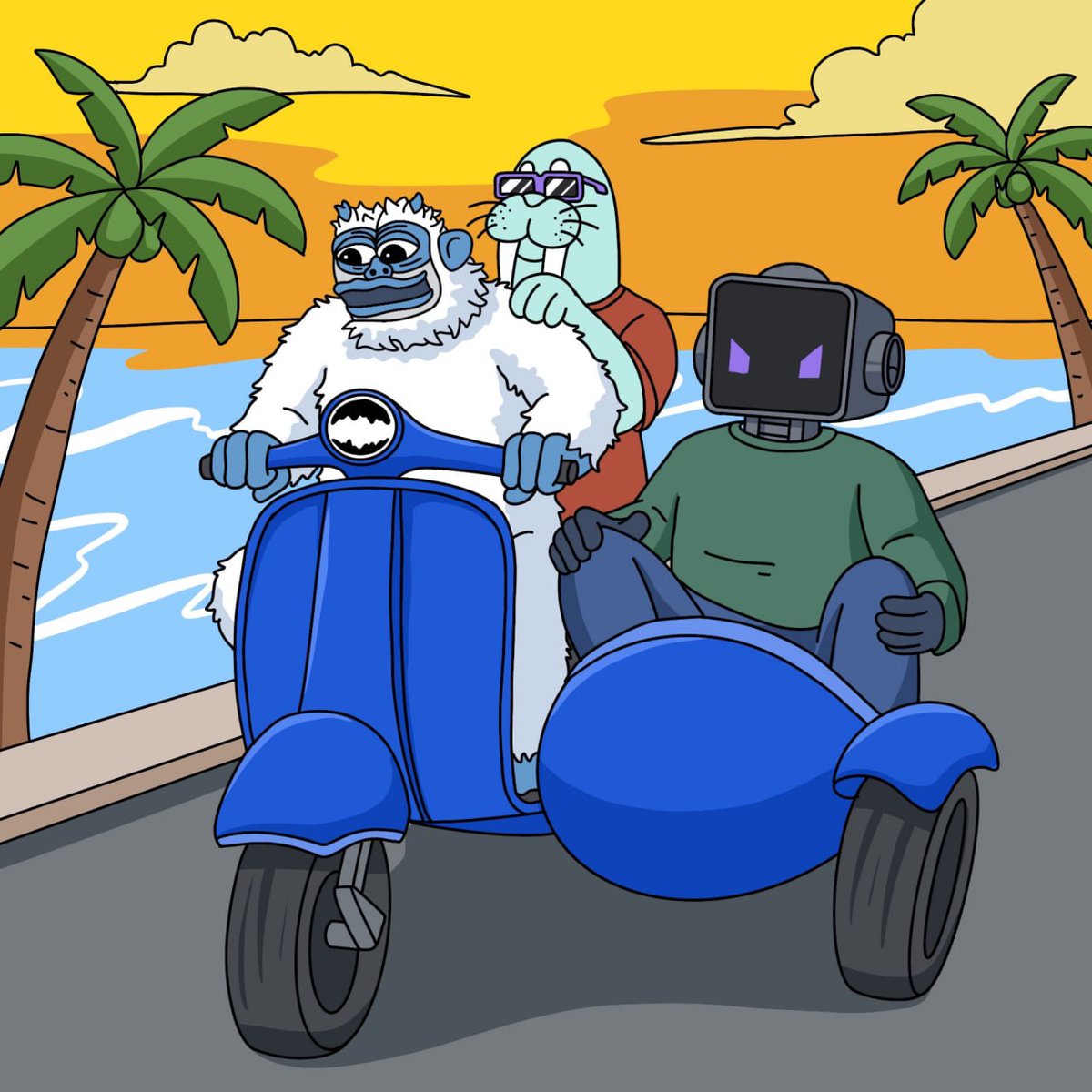 GM. Quick vacay w/ <a href="/WalrusProtocol/">Walrus 🦭/acc</a> <a href="/_StudioMirai/">STUDIO MIRAI</a>