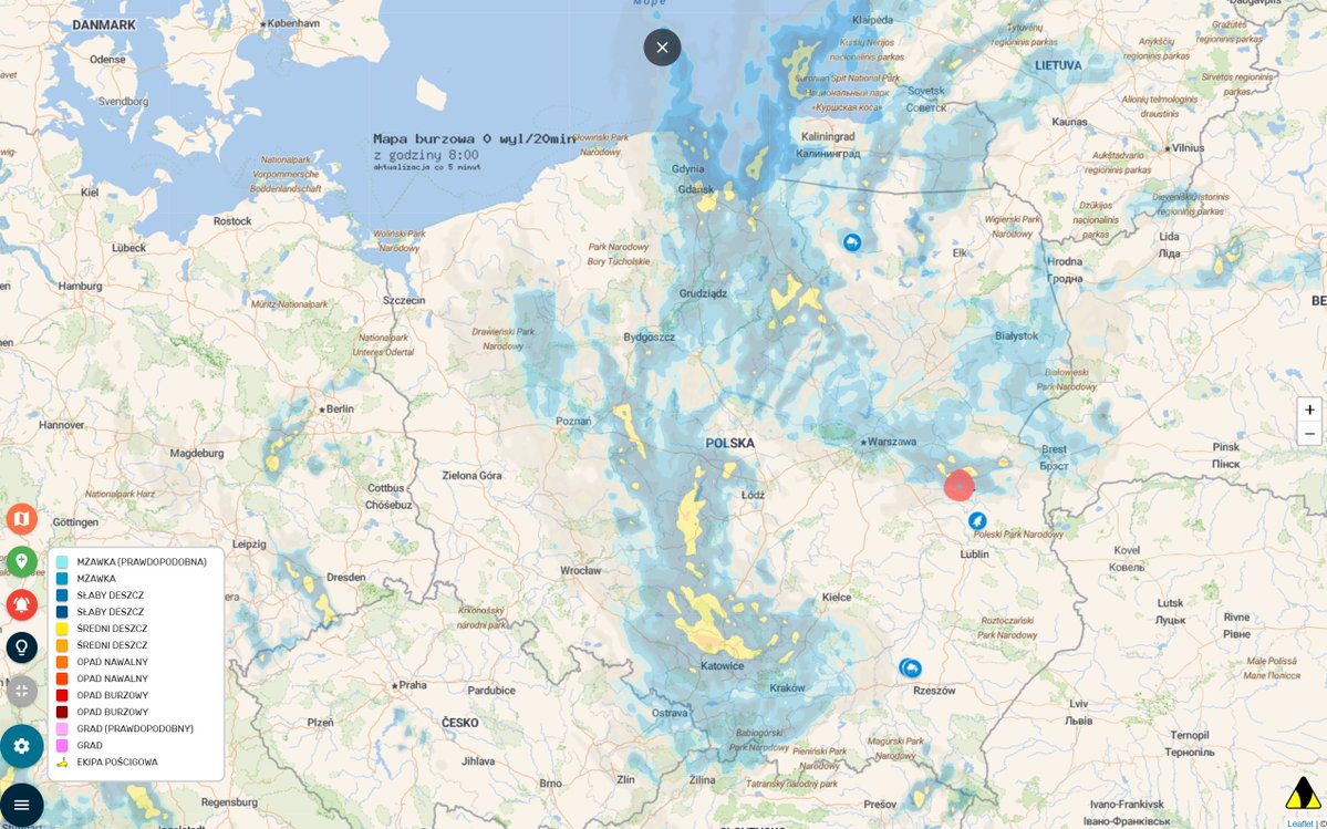 SOB_pl's tweet image. Nad Polską cały czas występują miejscami silne, ciągłe, niemal stacjonarne opady deszczu. Są miejsca, gdzie za ostatnią dobę suma opadów przekroczyła 100 mm osiągając 120-150 mm. Cały czas występują zalania i podtopienia, a w rejonie Czechowic- Dziedzic także przekroczenie stanów…