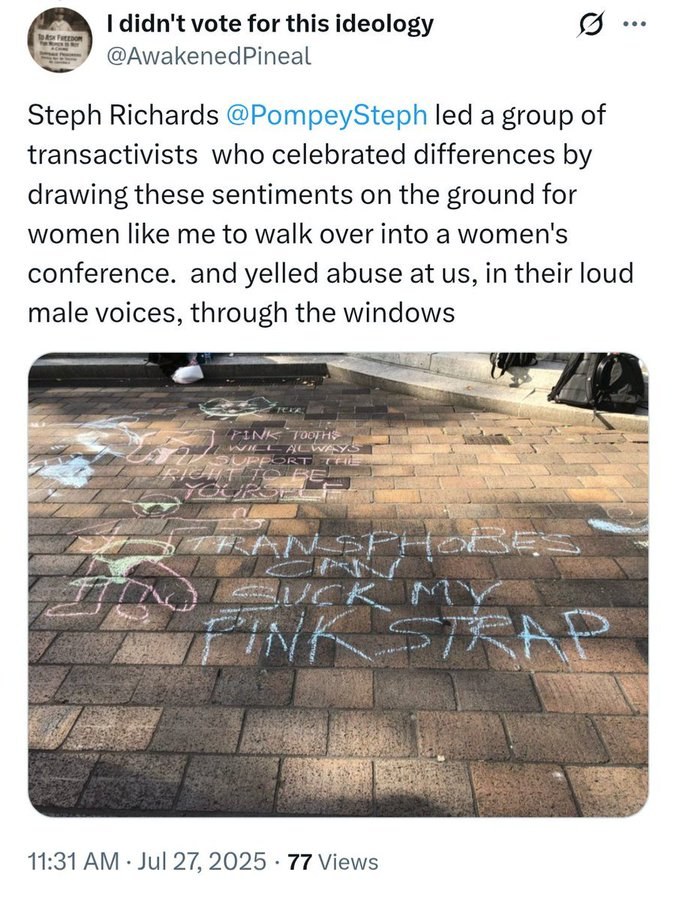 AwakenedPineal's tweet image. Morning. after posting 2 posts last night, about what activists did to women at a women's conference, X deleted them, suspended me for 'inauthentic behaviours', put a label on my account with no means of appeal and deleted everyone I'm following