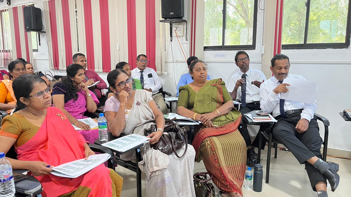 UNDPSriLanka's tweet image. The second workshop on operationalizing and implementing the National Action Plan (NAP) on Addressing Sexual and Gender-Based Violence (SGBV) was recently held at the Management Development and Training Institute in Anuradhapura 🇱🇰

The session brought together key officers from…