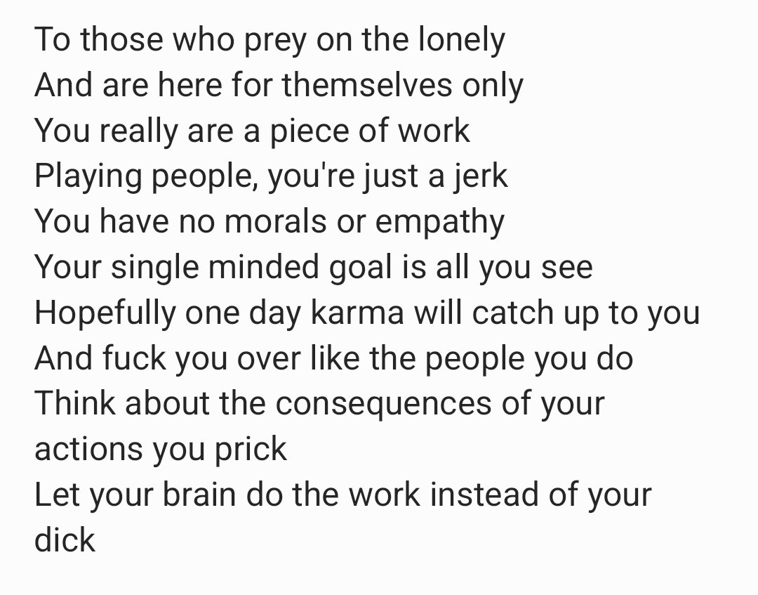 bonkerssteve's tweet image. A quick poem... .. still angry as you can tell...