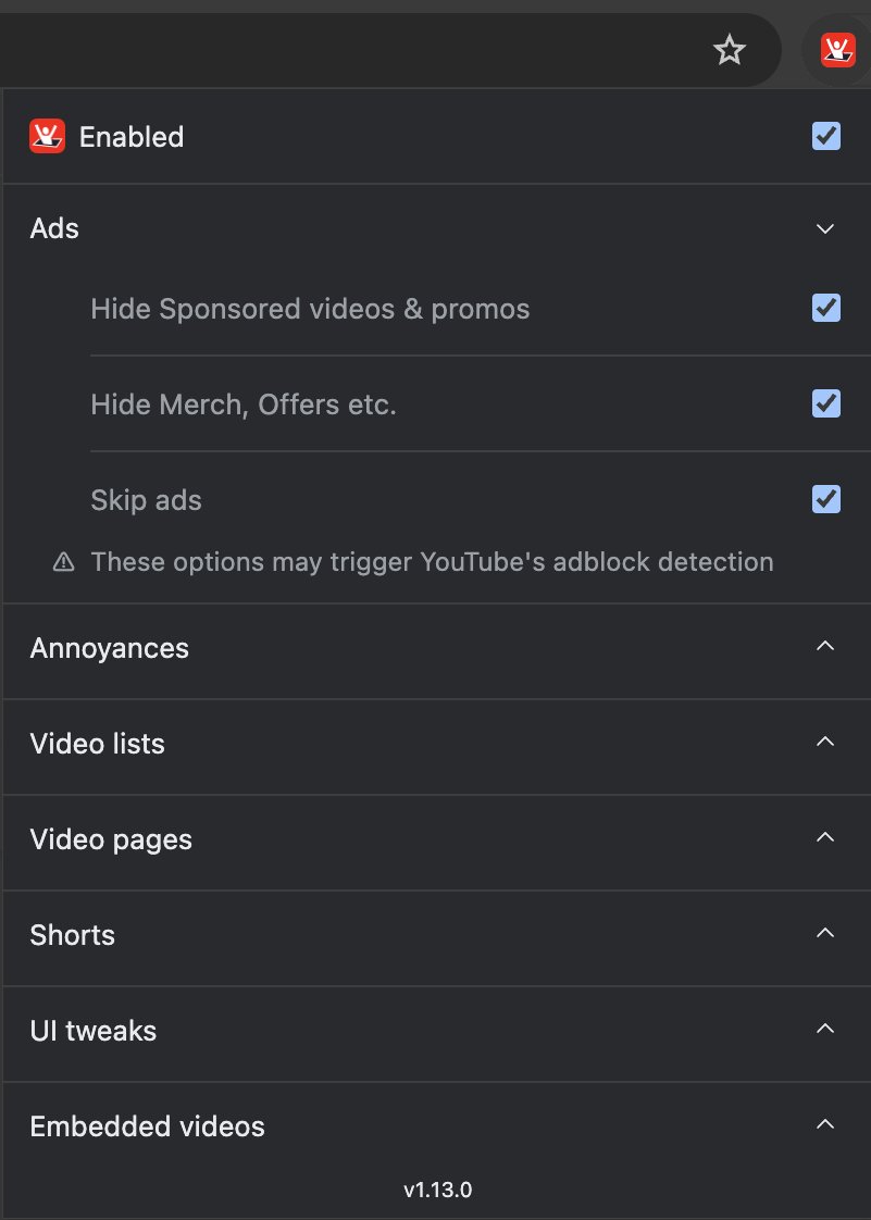 jbscript's tweet image. Control Panel for YouTube v1.13.0 makes it more obvious which options you need to disable if you trip YouTube's adblock detection, adds an option to enable background playback on mobile, and more…
Release notes: github.com/insin/control-…
