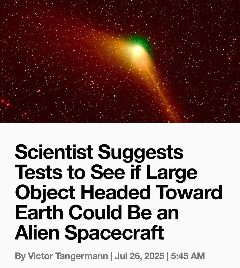 OurProgressive's tweet image. Help Us! 

(*article on futurism and more likely a comet)