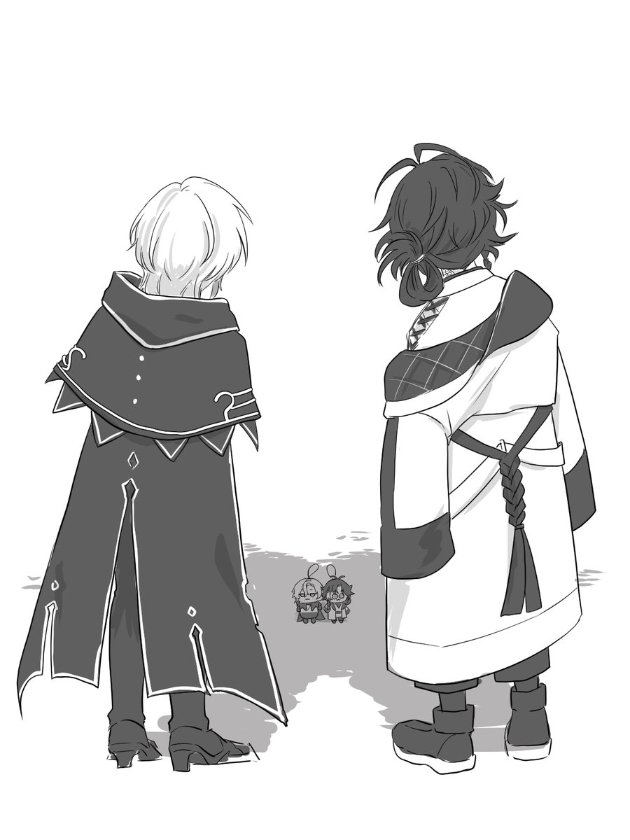 marchen893's tweet image. まぶ(仮)1周年めでたいね~!!
(再掲・思いのほかちゃんとした絵がない…!!ごめんね!!)
(あとかいせいくん+でかねこちゃんが多い)