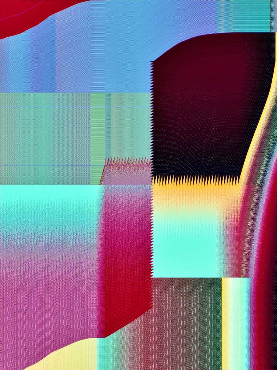 BreathlesssAsh's tweet image. Gm 💗

I’m not interested in order.
I look for fractures in the digital surface.
Color is not decoration it’s a resistance strategy.
Zone of Refusal - new  work  from the series of visual sabotage.

Abstract? Maybe. Passive? Never.