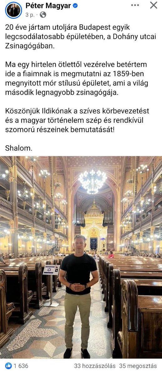 szkrcom's tweet image. 🤡A zsidók melletti hittételben sem marad el Orbántól.