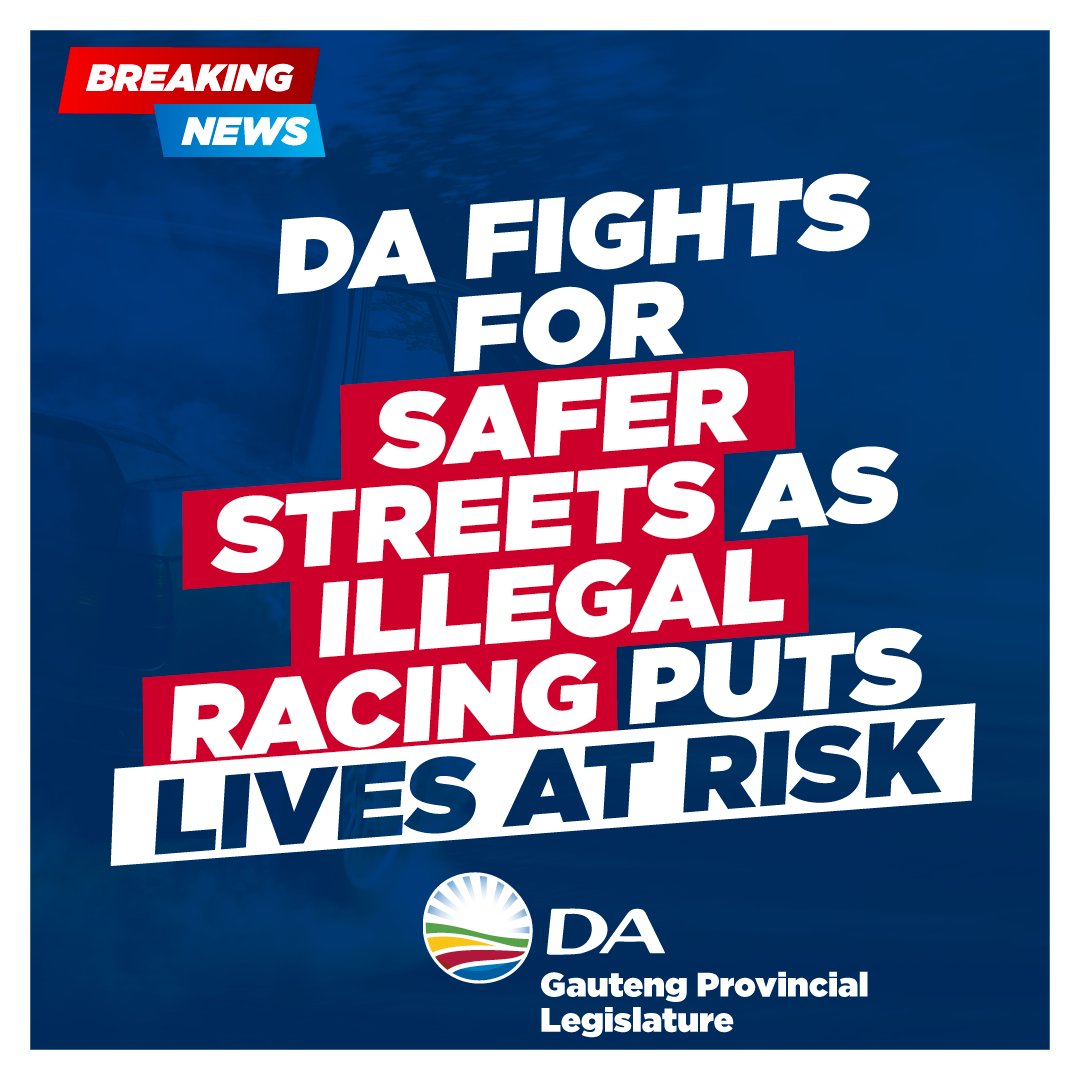 DA_GPL's tweet image. Deadly Illegal Street Racing
Johannesburg’s suburbs are under siege from reckless, illegal street racing — endangering innocent lives in Rosebank, Fourways, and Midrand.
#DA_GPL #CommunitySafety #StopIllegalRacing @MichaelSun168
Read more: open.substack.com/pub/dagpl/p/da…