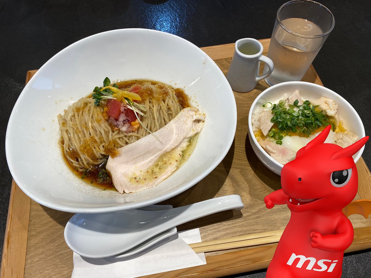 MSI_JP's tweet image. #本日のMSIランチ
柚子香るジャージャー麺🍜