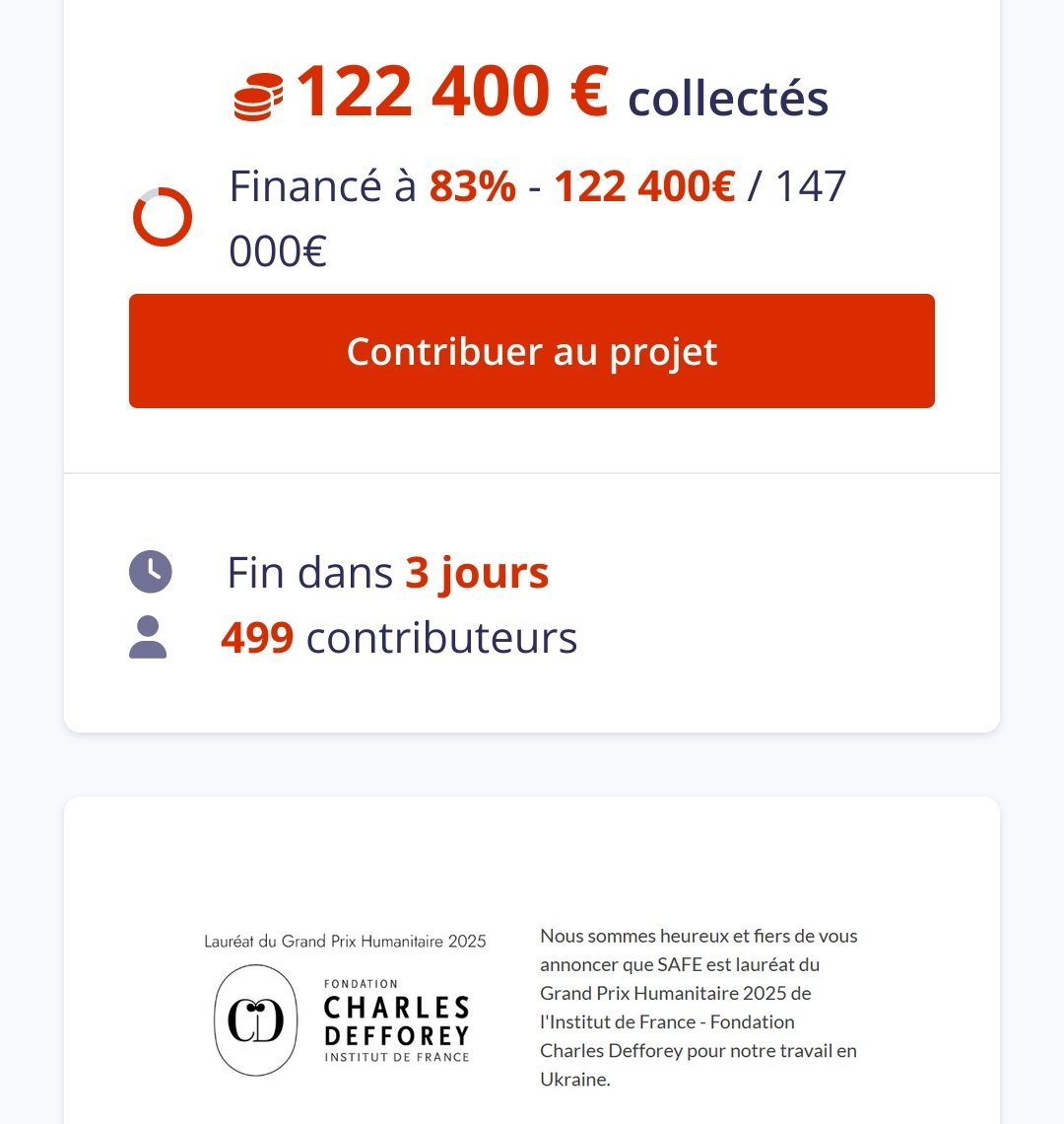 1/3:🆘🆘🆘 Plus que 3 jours pour notre collecte avec <a href="/AudrandS/">Stéphane Audrand</a>. Et ça bouge peu... 
Pourtant les besoins en Ukraine sont urgents. 4 camions cette semaine. On espère pouvoir acheter ce qui demandé. Donnez, partagez en masse. <a href="/Tatou_Ania/">тату Аня ❤️ Наталія зубко</a> <a href="/AmourskyCyrille/">Cyrille Amoursky</a> <a href="/BarereG/">Barere Gerald 🇺🇦</a> <a href="/2SGChevalier/">Gilles Chevalier (2S) ن 🇪🇺 🇫🇷🇺🇦🇬🇪🇮🇱⚓🎗</a>