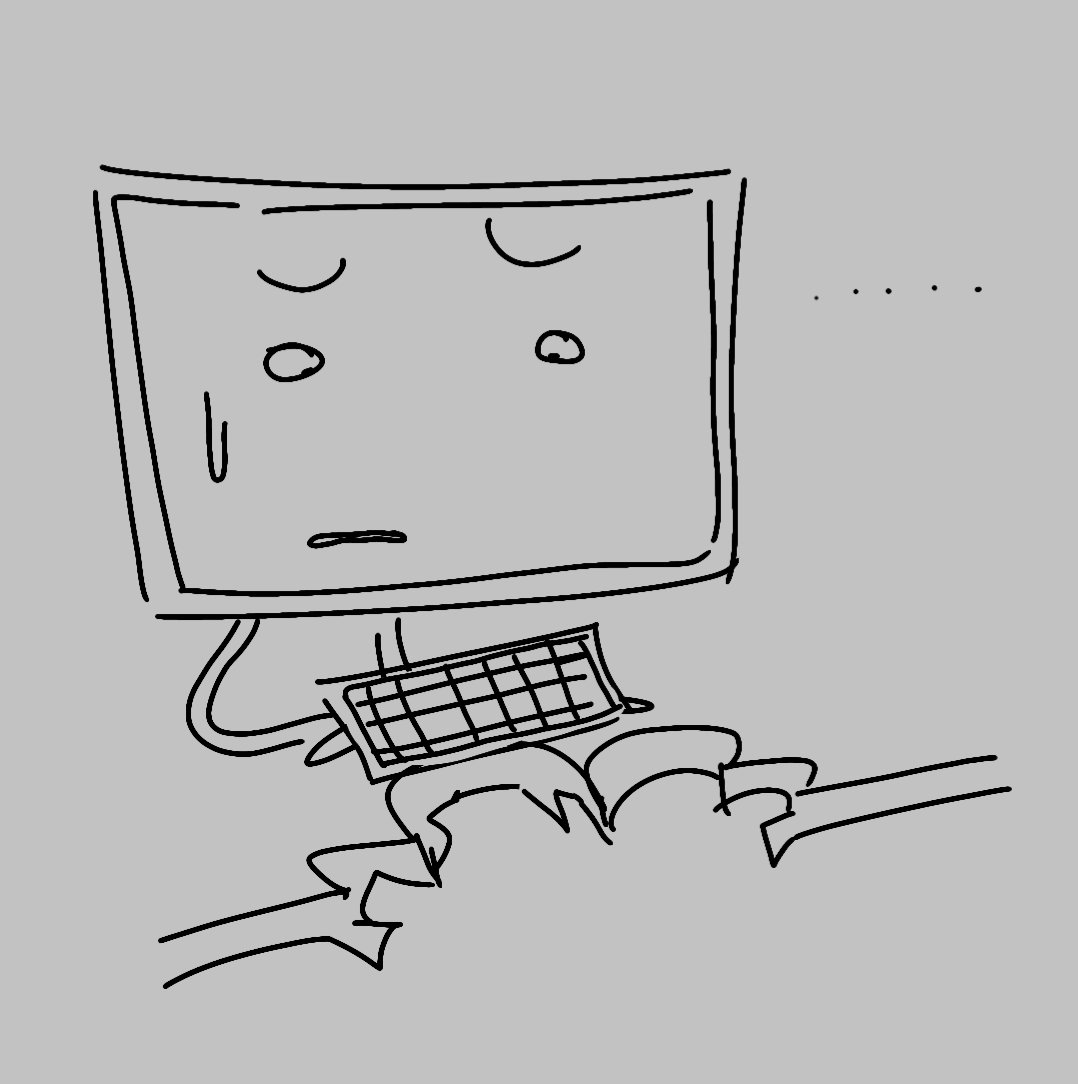 Eyonde793's tweet image. Please dont terrorize your computer 😥