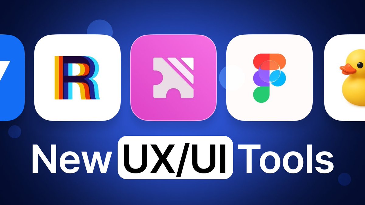 New UX/UI design tools for the month!

Check em out here 👉 youtu.be/Q4uXw01ndTA

#uidesign #uxdesign #design