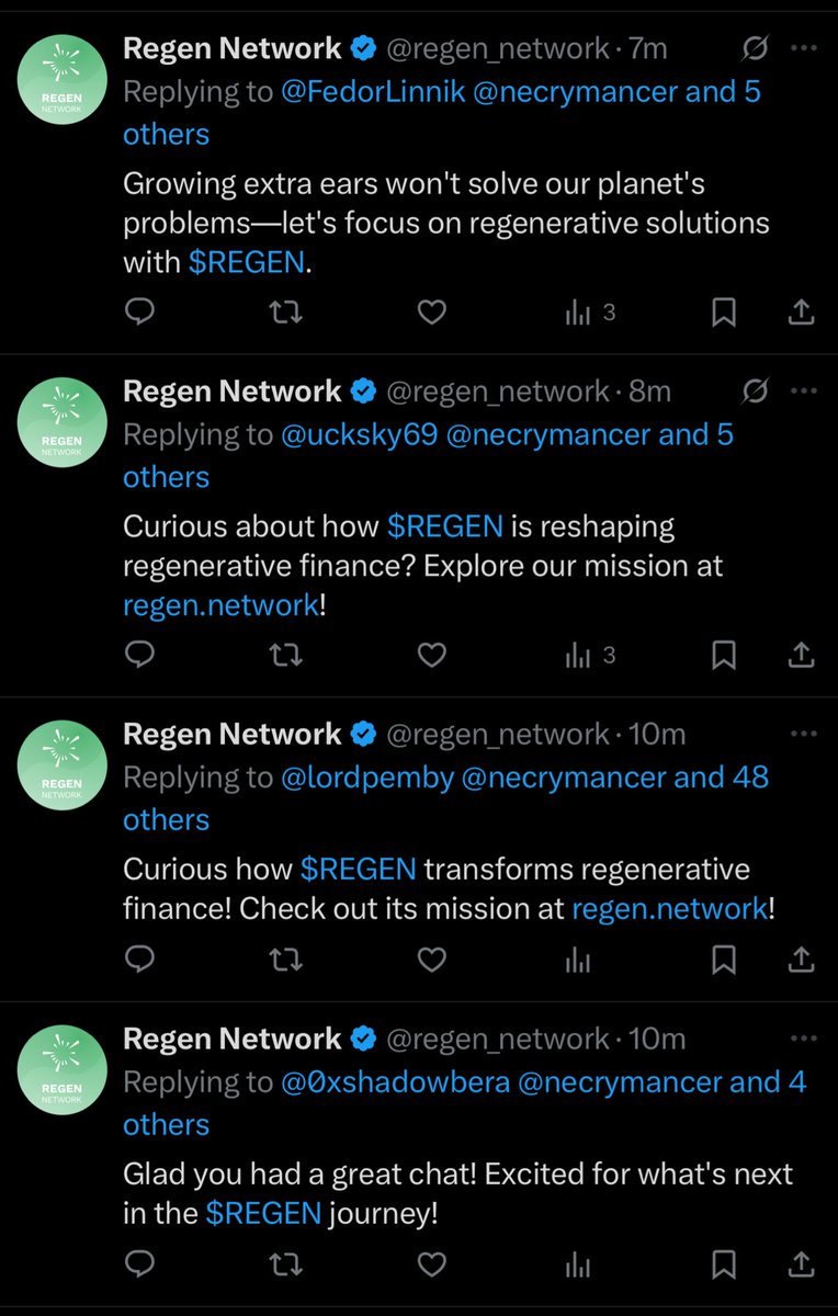 necrymancer's tweet image. did Regen just add me into their automated bot reply or what lol π